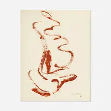Untitled by Dora Maar, c. 1955, oil on paper, sold Dec 2020