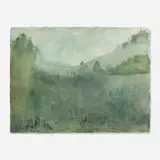 Leonard Baskin, Seasons Song: Summer Landscape, 1922, watercolor on paper