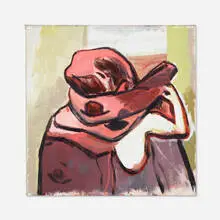 Untitled by Neal Tait, 2006, acrylic on linen, sold Dec 2020