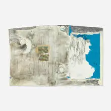 Untitled by Jessica Jackson Hutchins, 2012, collage, paint, papier-mache cup, pen on paper, sold Dec 2020