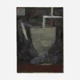 Sam Windett, Cup with Sticks, 2008, oil on canvas