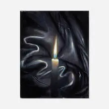 T.M. Davy, Candela (Jacket), 2013, oil on linen