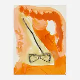 Kanute Kuhill by Jonathan Meese, 2007, oil and mixed media on canvas, sold Dec 2020