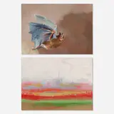 Spartacus (Monster) Chetwynd, Bat Opera (diptych), 2008, oil on canvas