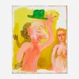 Ken Kiff, Greeting, Sequence #28, 1972-73, acrylic on paper