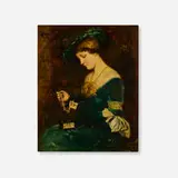 La casque de bijoux by Gustave Jean Jacquet, oil on board, offered Jul 2026