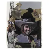 Rita Ackermann, Revelations #43, 1999, printed paper and ink collage on paper