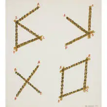 Mel Bochner, untitled, 1973, crayon and ink on paper