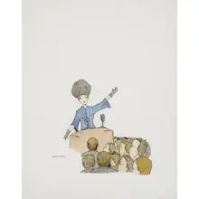 Marcel Dzama, untitled, 2000, ink and watercolor on paper
