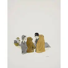 Marcel Dzama, untitled, 2000, ink and watercolor on paper