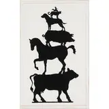 Mark Dion, Conquistadors of the New World (The Mammals), 1991, crayon and ink on paper