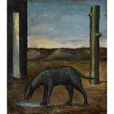 Stephanus Heidacker, Der Hund, 1986, oil on canvas