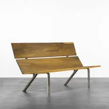 Mark Handforth, Ash-Rosewood-Rosewood, 2000, rosewood, ash and stainless steel