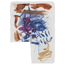 Michael Krebber, untitled, 1992, watercolor on paper