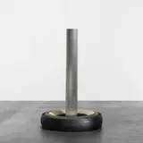 Cady Noland, Untitled, 1997-1998, rubber tire and aluminum pipe