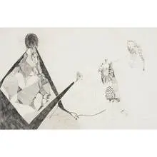 Six Cold Inches by Keegan McHargue, 2004, graphite on paper, sold Sep 2010