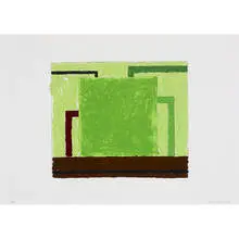 Peter Halley, Display, 1991, screenprint and lithograph in colors