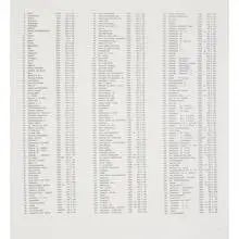 Bilderverzeichnis by Gerhard Richter, 1969, offset lithograph on paper, sold Sep 2010