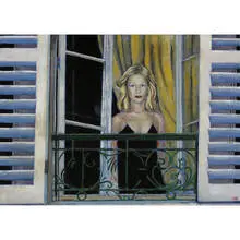 Duncan Hannah, The Balcony, 1981, oil on canvas