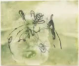 Michael Tetherow, Untitled 37, Summer Bee Series, 1989. Initialed and dated 'MT 89' in pencil lower right, further identified on a Jason McCoy label adhered to the backing. Acrylic and ink on paper
