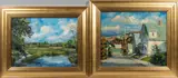 John Caggiano, Two Paintings: Views of Maine, Summit Ave
