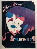 Richard Lindner, Alban Berg's Lulu - Spoleto, 1974. Inscribed