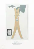 Claes Oldenburg, Claes Oldenburg - Object Into Monument, 1972. Inscribed and signed '...Claes O...' in pencil lower left. Color screenprint and photolithographic poster