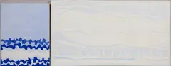 Frederick M. Faillace, Two Abstract Paintings, Unsigned, identified on inscriptions on the stretcher bars. Oil on canvas