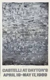Jasper Johns, Castelli at Dayton's April 17th - May 19th, 1969 (Two Flags 1959), 1969, Offset poster