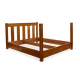 Roy McMakin, Custom California King Bed, , walnut