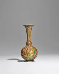 Francesco Ferro E Figlio, Vase, blown glass, applied with metal oxides