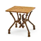 Franck Evennou, Table, marble, bronze