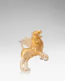 Ermanno Nason, Chimera, for Vetreria Gino Cenedese, clear glass applied with gold leaf
