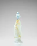Ermanno Nason, Geisha, for Vetreria Gino Cenedese, opaline glass applied with gold leaf
