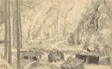 Adolph von Menzel, Kuhtreiben im Gebirge