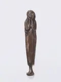 Die Tänzerin by Ernst Barlach, 1926, Bronze mit brauner Patina, sold Dec 2021
