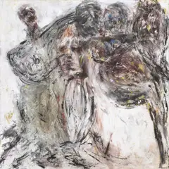 Martin Disler, Ohne Titel, 1989, Acryl und Öl auf Leinwand