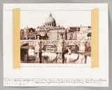 Christo, 5 Urban Projects, 1985, 5-teilig: Fotografie, Serigrafie und Lichtdruck auf Bütten, collagiert mit transparenter Kunststofffolie, Stoff, Bindfaden, Heftklammern, Klebestreifen; mit Wachs, Filz- und Bleistift bearbeitet