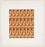 Peter Roehr, Ohne Titel (FO-12), 1964, Collage aus Papier auf Karton