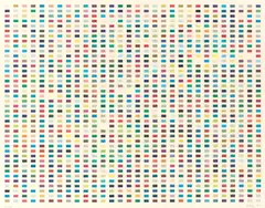 1260 Farben by Gerhard Richter, 1974, Farboffset auf Karton, sold May 2019