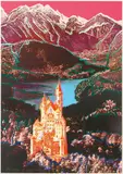 Neuschwanstein by Andy Warhol, 1987, Farbserigraphie auf leichtem Karton, sold Nov 2018
