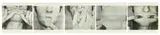 Bruce Nauman, Studies for Holograms (a-e), 1970, 5-teilig: Jeweils Farbserigrafie auf Fotopapier