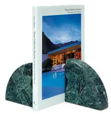 Postmodern, Pair of book ends (2), Marble
