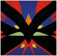 Jack Youngerman, Blackout, 1971, Wool tapestry