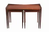 Kurt Østervig, Nesting tables, c. 1956, Rosewood
