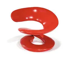 Louis Durot, Aspirale chair, 1972, Polyurethane resin