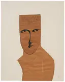 Saul Steinberg, East Side Golem (Mask)
