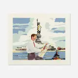 Martin Mull, Study for Art in America, 2007, oil on paper