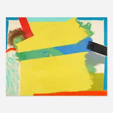 Summer Games XVI by Jack Roth, 1981, acrylic on canvas, sold Dec 2020
