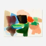 Gottfried Mairwöger, Stormy, 1981, oil on paper